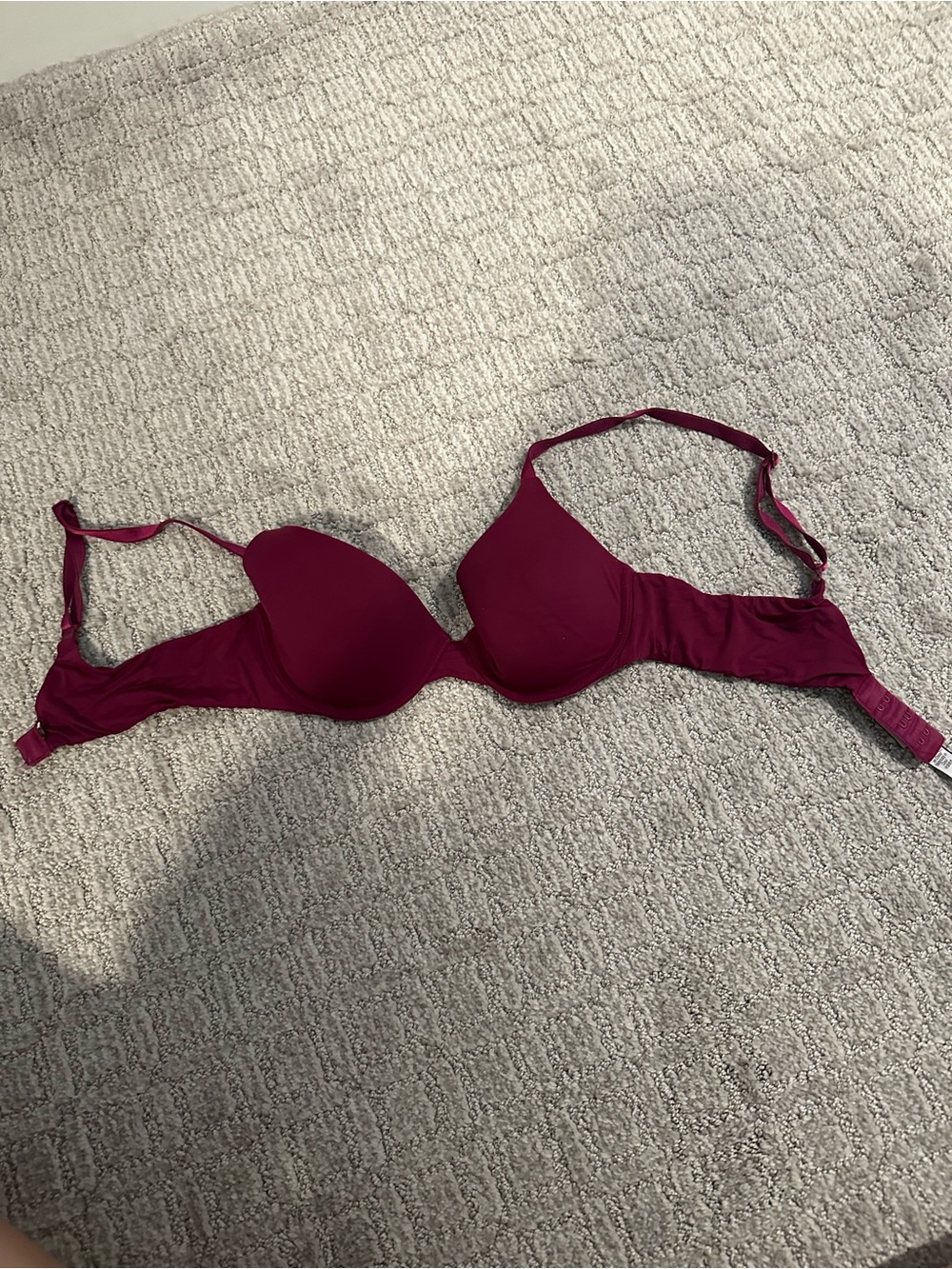Victoria Secret Maroon T-shirt Bra